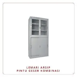 Lemari Arsip Pintu Geser Kombinasi (Superior)