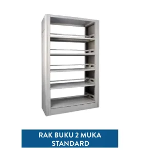 Rak Buku 2 Muka Standard